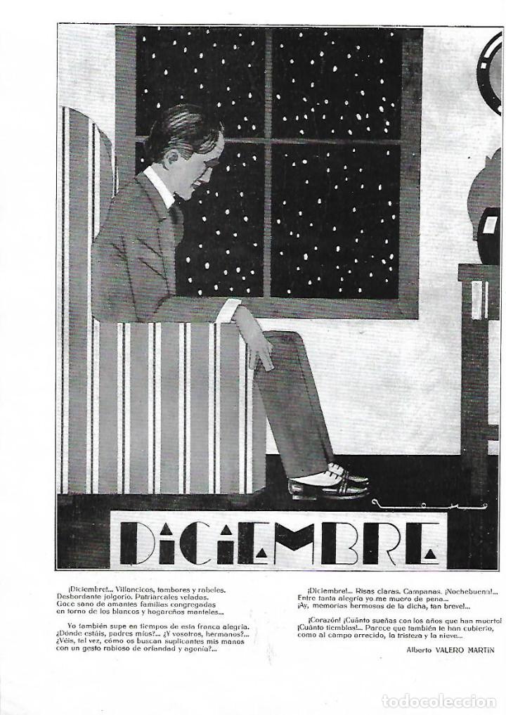 Colecionismo: A&Ntilde;O 1922 RECORTE PRENSA POESIA DICIEMBRE POR ALBERTO VALERO MARTIN