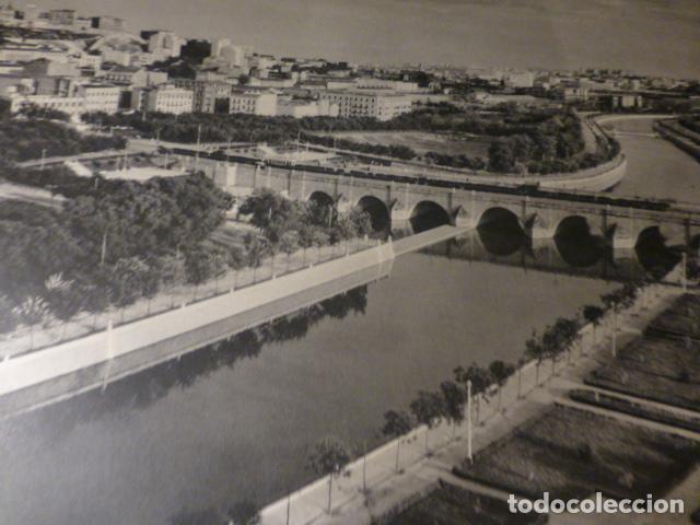 Collecting paper: MADRID RIO MANZANARES ANTIGUA LAMINA HUECOGRABADO