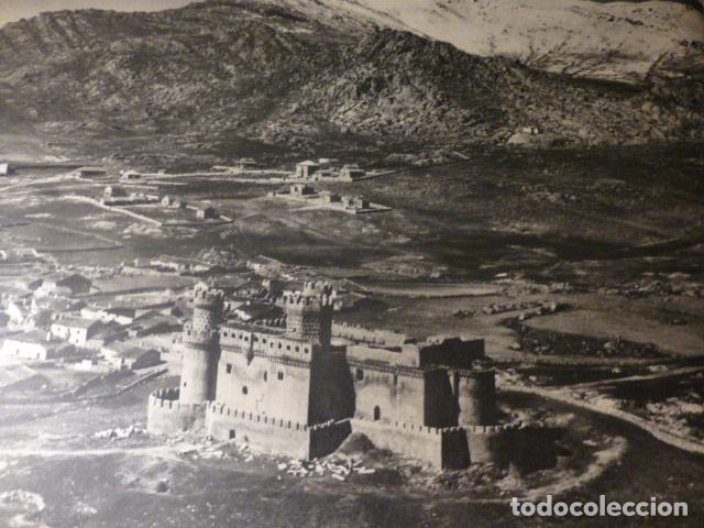 Collezionismo: MANZANARES EL REAL MADRID CASTILLO ANTIGUA LAMINA HUECOGRABADO