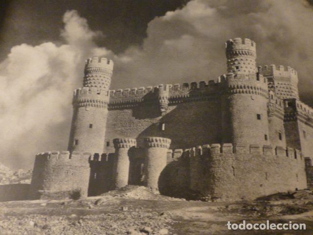 Collecting paper: MANZANARES EL REAL MADRID CASTILLO ANTIGUA LAMINA HUECOGRABADO