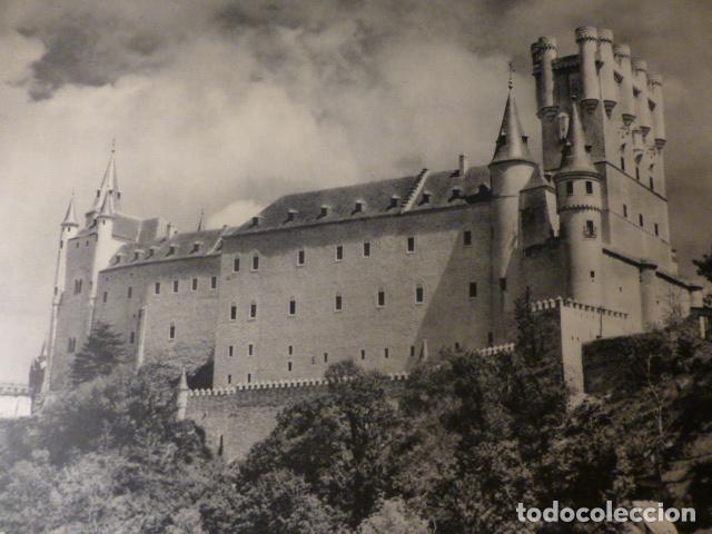 Collectionnisme: SEGOVIA EL ALCAZAR ANTIGUA LAMINA HUECOGRABADO