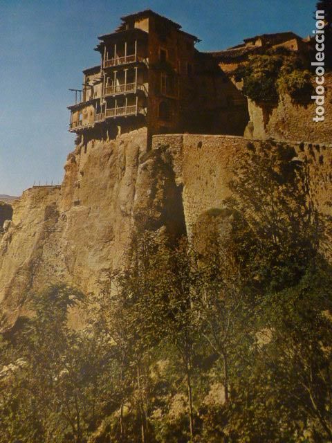 Sammelleidenschaft Papier: CUENCA CASAS COLGADAS ANTIGUA LAMINA HUECOGRABADO