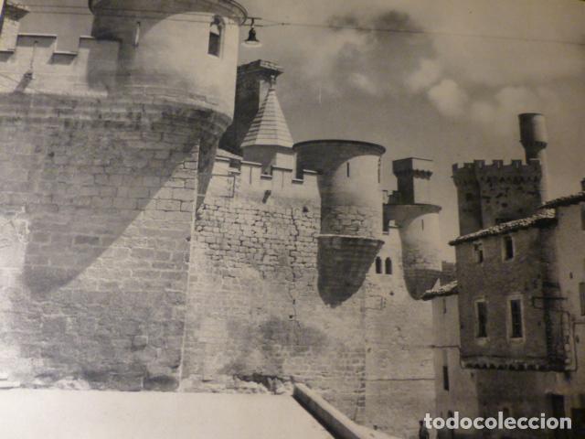 Coleccionismo: OLITE NAVARRA CASTILLO ANTIGUA LAMINA HUECOGRABADO