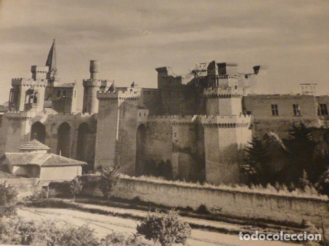 Collecting paper: OLITE NAVARRA CASTILLO ANTIGUA LAMINA HUECOGRABADO