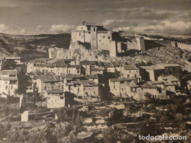 Collecting paper: ALQUEZAR HUESCA VISTA ANTIGUA LAMINA HUECOGRABADO