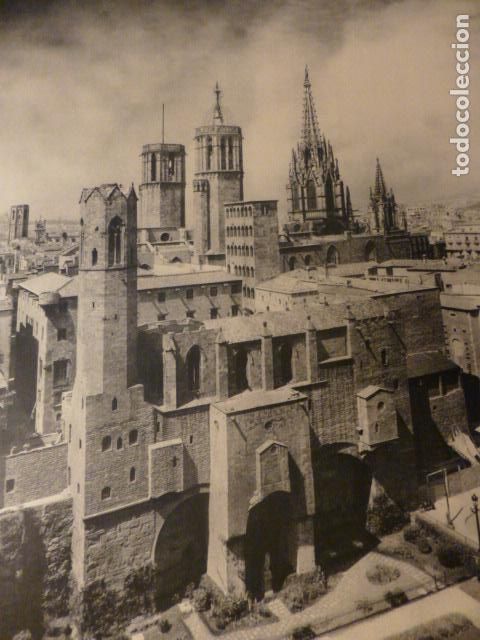 Sammelleidenschaft Papier: BARCELONA BARRIO GOTICO ANTIGUA LAMINA HUECOGRABADO