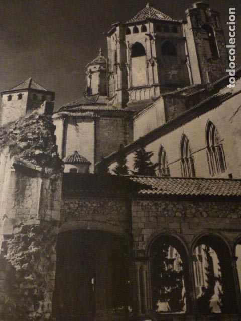 Sammelleidenschaft Papier: POBLET TARRAGONA MONASTERIO ANTIGUA LAMINA HUECOGRABADO
