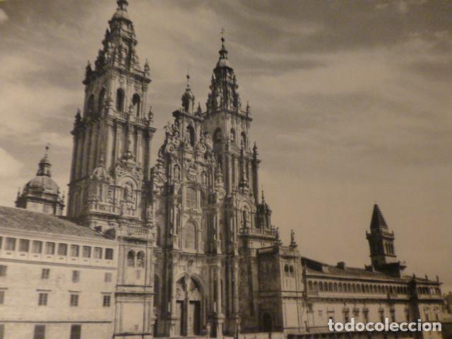 Collecting paper: SANTIAGO DE COMPOSTELA CATEDRAL ANTIGUA LAMINA HUECOGRABADO