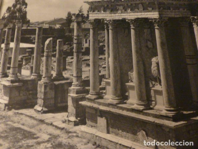 Collecting paper: MERIDA TEATRO ROMANO ANTIGUA LAMINA HUECOGRABADO