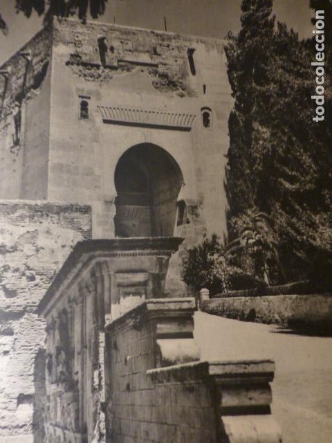 Sammelleidenschaft Papier: GRANADA PUERTA DE LA JUSTICIA ANTIGUA LAMINA HUECOGRABADO