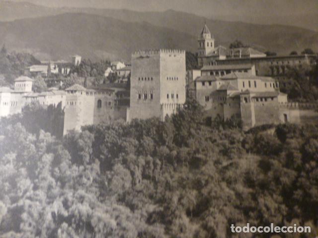 Collecting paper: GRANADA LA ALHAMBRA ANTIGUA LAMINA HUECOGRABADO