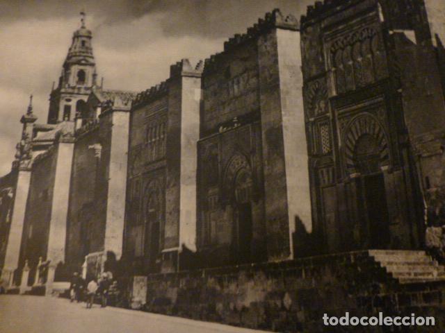 Collecting paper: CORDOBA LA MEZQUITA ANTIGUA LAMINA HUECOGRABADO