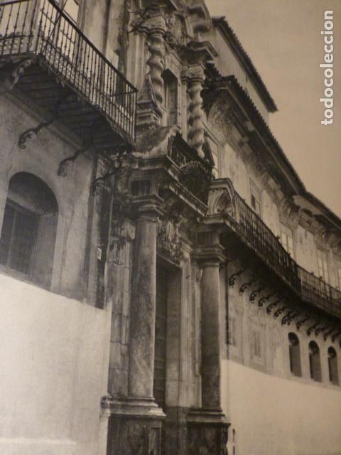Collecting paper: ECIJA SEVILLA PALACIO DE PE&Ntilde;AFLOR ANTIGUA LAMINA HUECOGRABADO