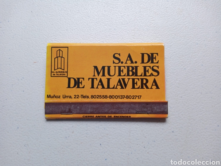 Collezionismo: CARTERITA DE CERILLAS.