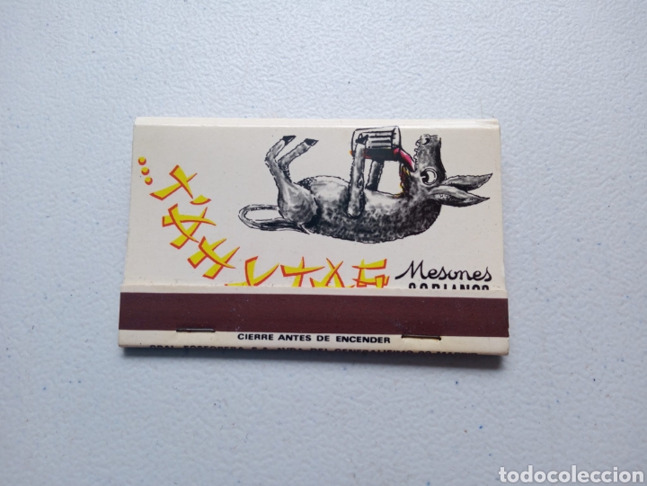 Collezionismo: CARTERITA DE CERILLAS.