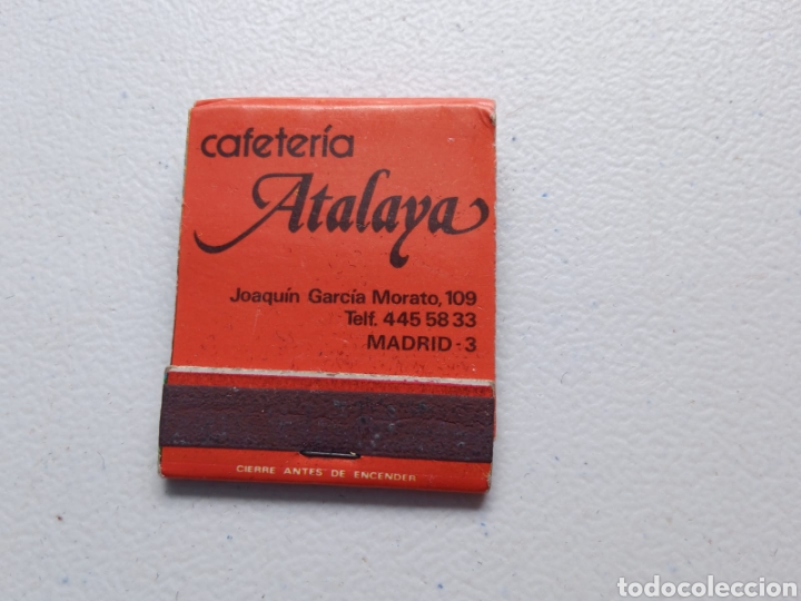 Collezionismo: CARTERITA DE CERILLAS.