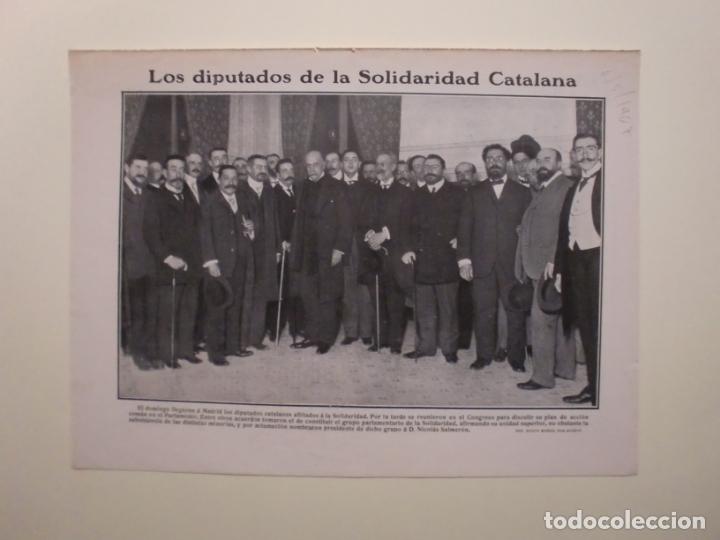 Sammelleidenschaft Papier: DIPUTADOS DE LA SOLIDARIDAD CATALANA - CUADROS HISTORICOS - 16/5/1907