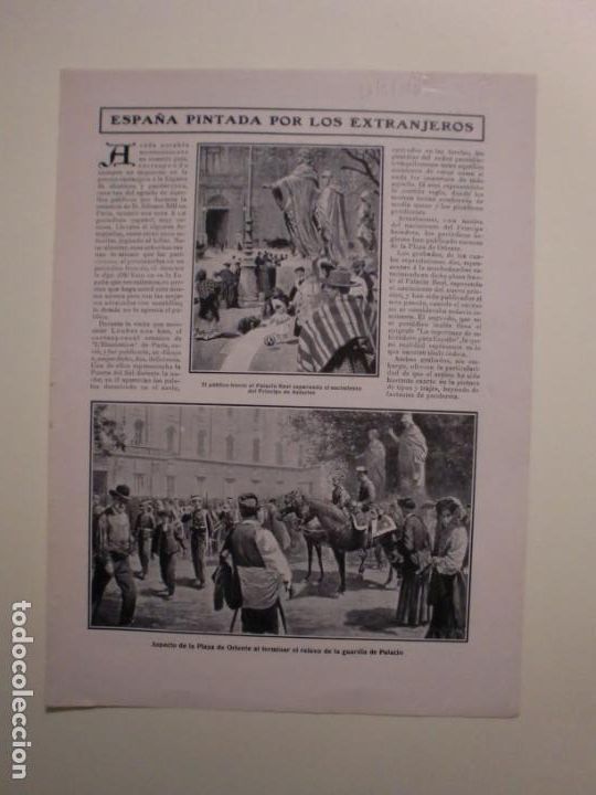 Sammelleidenschaft Papier: ESPA&Ntilde;A PINTADA POR LOS EXTRAJEROS - HISTORIETA M&Iacute;ALOS M&Iacute;ALOS A.R. BORONAT DIB. DE TOVAR - 16/5/1907