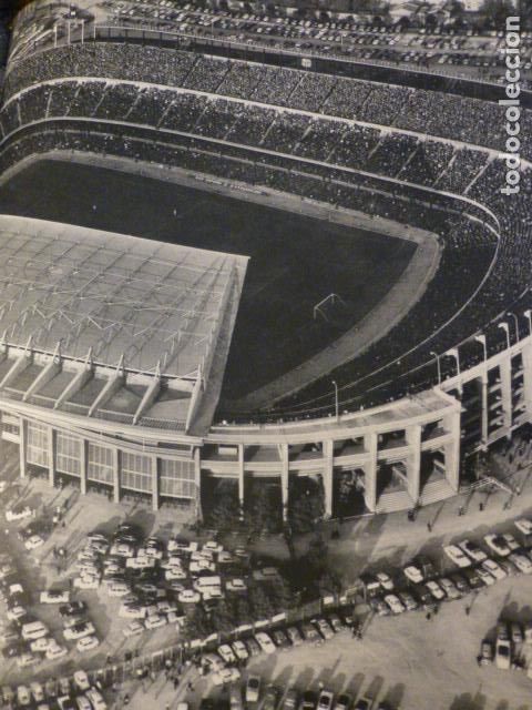 Collectionnisme: BARCELONA CAMP NOU VISTA AEREA ANTIGUA LAMINA HUECOGRABADO