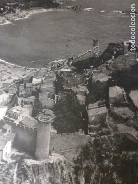 Sammelleidenschaft Papier: TOSSA DE MAR GERONA VISTA AEREA ANTIGUA LAMINA HUECOGRABADO
