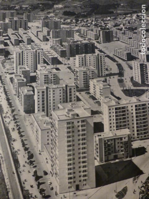 Collectionnisme: BARCELONA VISTA AEREA ANTIGUA LAMINA HUECOGRABADO