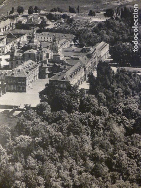 Collectionnisme: LA GRANJA SEGOVIA VISTA AEREA ANTIGUA LAMINA HUECOGRABADO