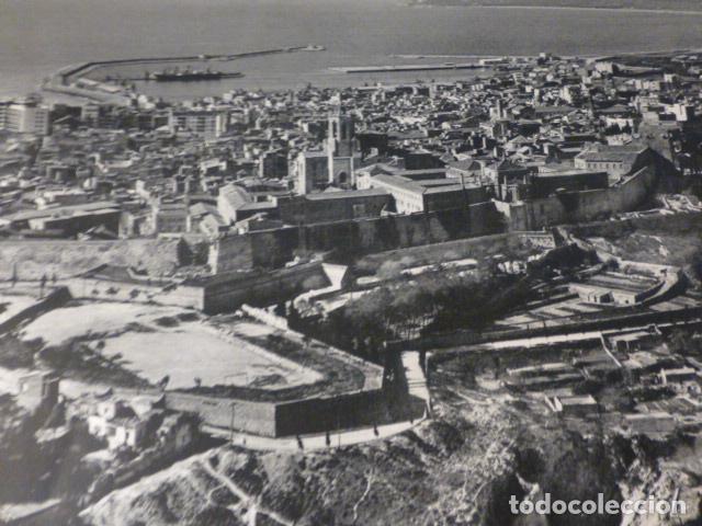 Collectionnisme: TARRAGONA VISTA AEREA ANTIGUA LAMINA HUECOGRABADO