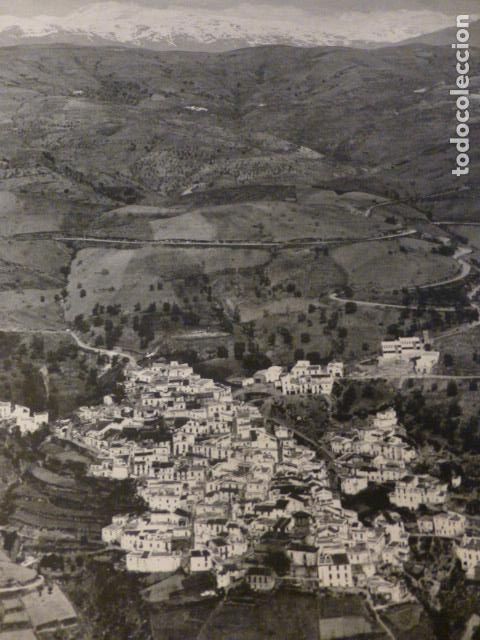 Coleccionismo: GRANADA LAS ALPUJARRAS VISTA AEREA ANTIGUA LAMINA HUECOGRABADO