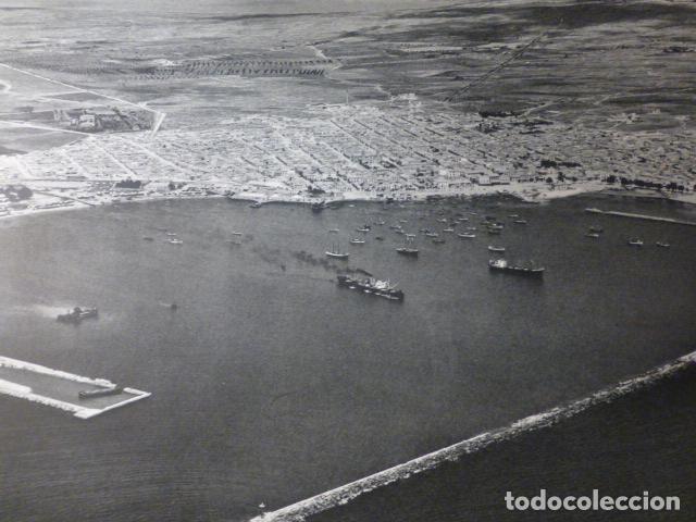Coleccionismo: SANTA POLA ALICANTE VISTA AEREA ANTIGUA LAMINA HUECOGRABADO