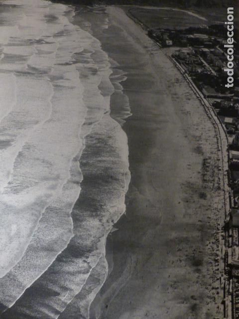 Collecting paper: ZARAUZ GUIPUZCOA VISTA AEREA ANTIGUA LAMINA HUECOGRABADO