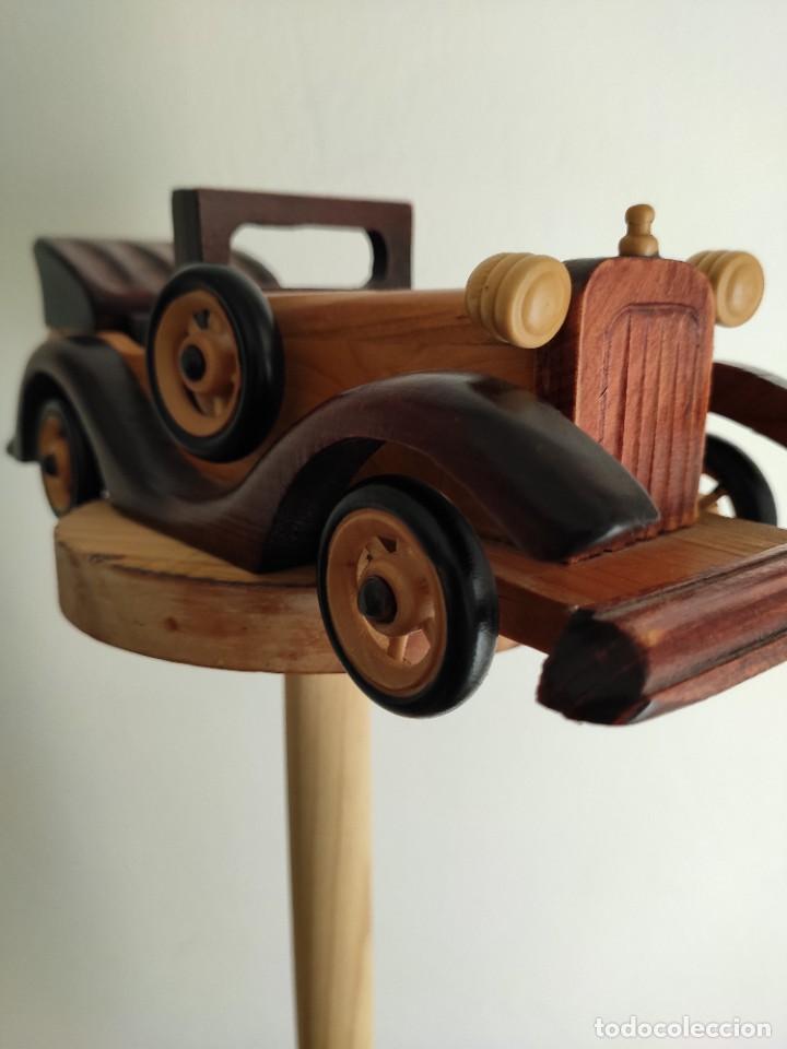 Coleccionismo: Coche artesanal en madera - Foto 3