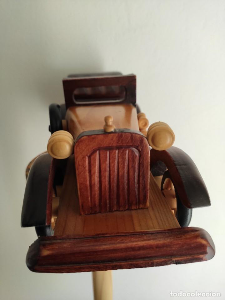 Coleccionismo: Coche artesanal en madera - Foto 4