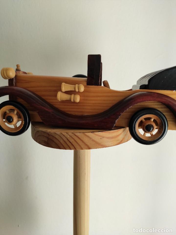 Coleccionismo: Coche artesanal en madera - Foto 6