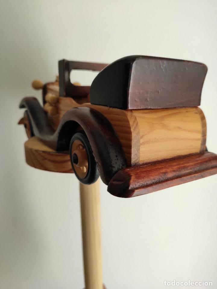 Coleccionismo: Coche artesanal en madera - Foto 7