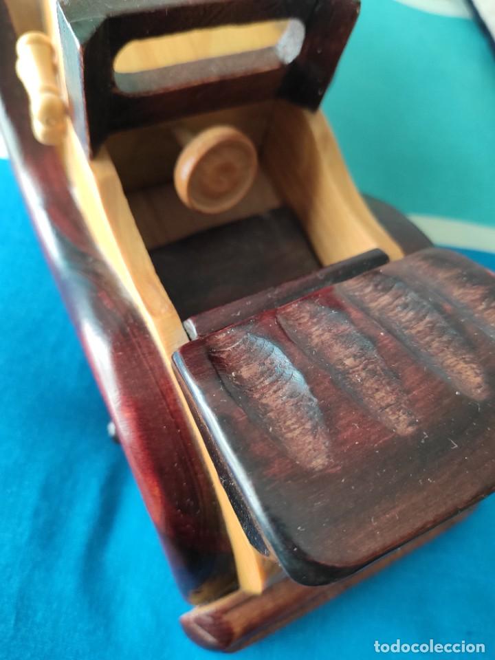 Coleccionismo: Coche artesanal en madera - Foto 8