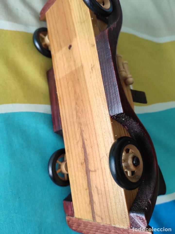 Coleccionismo: Coche artesanal en madera - Foto 9