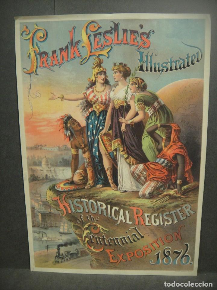 Coleccionismo: frank leslies - historical register cenntenial exposition 1876