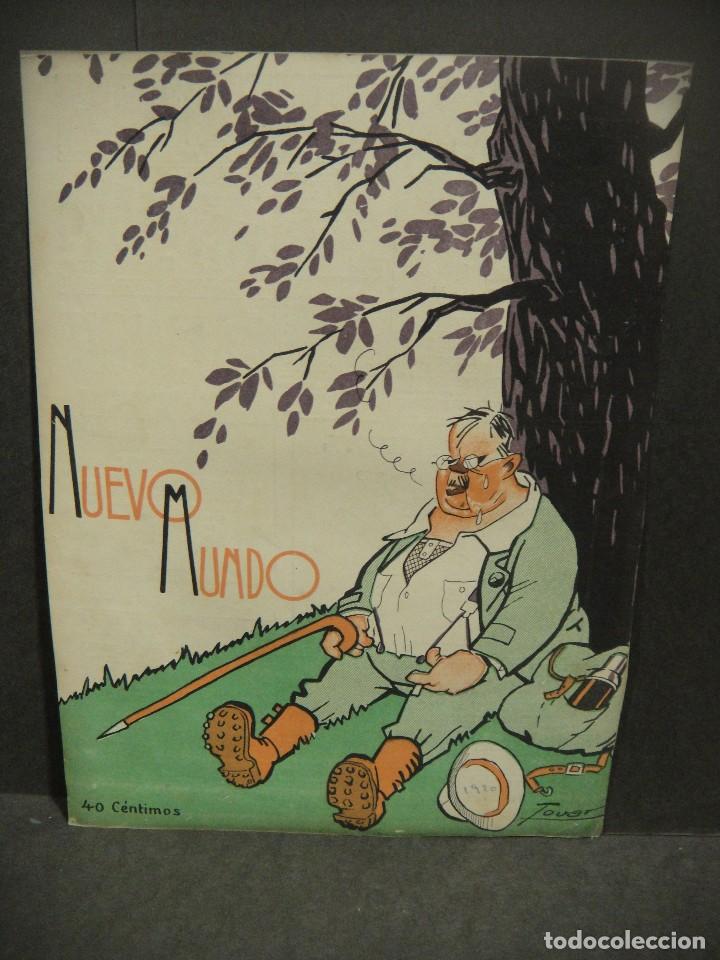 Coleccionismo: ilustracion de tovar - lamina de portada revista nuevo mundo a&ntilde;o 1920