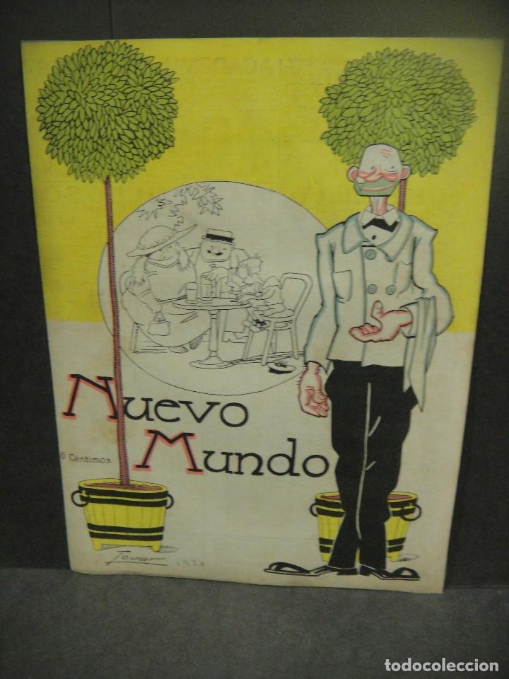 Coleccionismo: ilustracion de tovar - lamina de portada revista nuevo mundo a&ntilde;o 1920