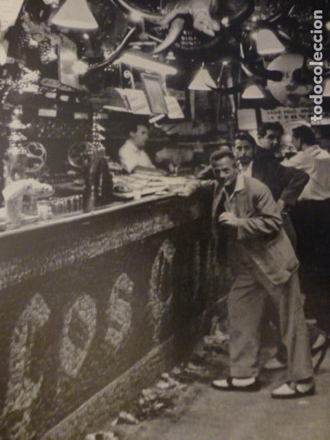 Collecting paper: BARCELONA ESCENA URBANA ANTIGUA LAMINA HUECOGRABADO A&Ntilde;OS 50