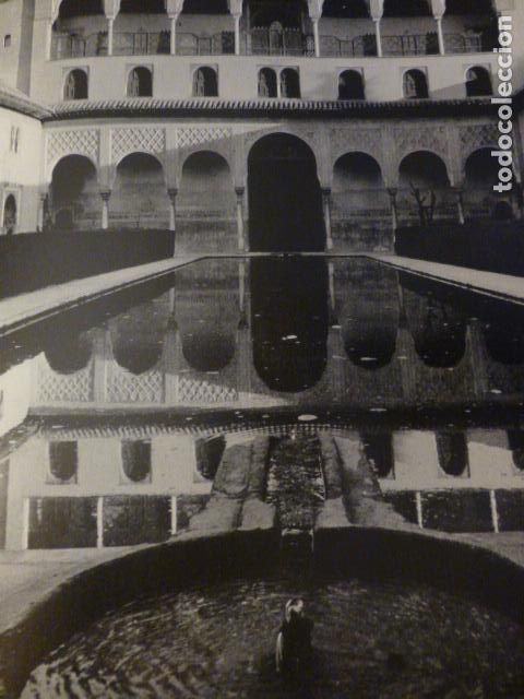 Colecionismo: GRANADA ALHAMBRA ANTIGUA LAMINA HUECOGRABADO A&Ntilde;OS 50