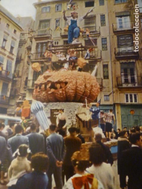 Collezionismo: VALENCIA FALLAS NINOT ANTIGUA LAMINA HUECOGRABADO A&Ntilde;OS 50