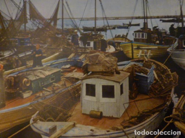 Collezionismo: PE&Ntilde;ISCOLA VALENCIA PUERTO ANTIGUA LAMINA HUECOGRABADO A&Ntilde;OS 50