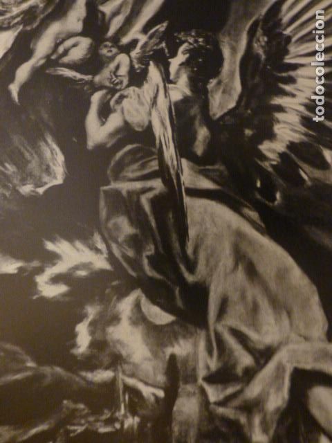 Colecionismo: TOLEDO EL GRECO ANTIGUA LAMINA HUECOGRABADO A&Ntilde;OS 50