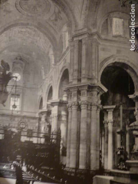 Collezionismo: CADIZ CATEDRAL INTERIOR ANTIGUA LAMINA HUECOGRABADO A&Ntilde;OS 50