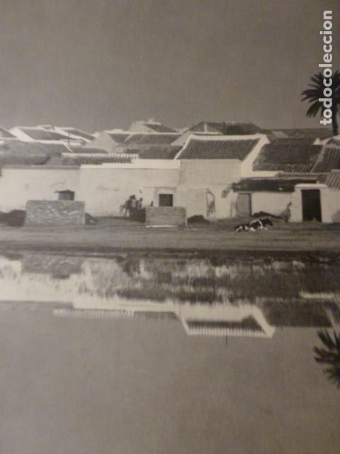 Collecting paper: CADIZ PUEBLO CERCA DE JEREZ DE LA FRONTERA ANTIGUA LAMINA HUECOGRABADO A&Ntilde;OS 50