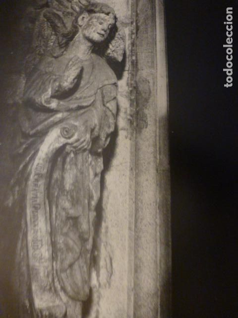 Colecionismo: LA CORU&Ntilde;A IGLESIA DE SANTIAGO ANTIGUA LAMINA HUECOGRABADO A&Ntilde;OS 50