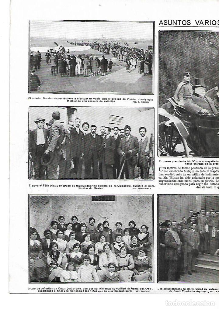 Colecionismo: A&Ntilde;O 1913 RECORTE PRENSA VITORIA AVIACION AVIADOR GARNIER ESCUELA DE AVIACION