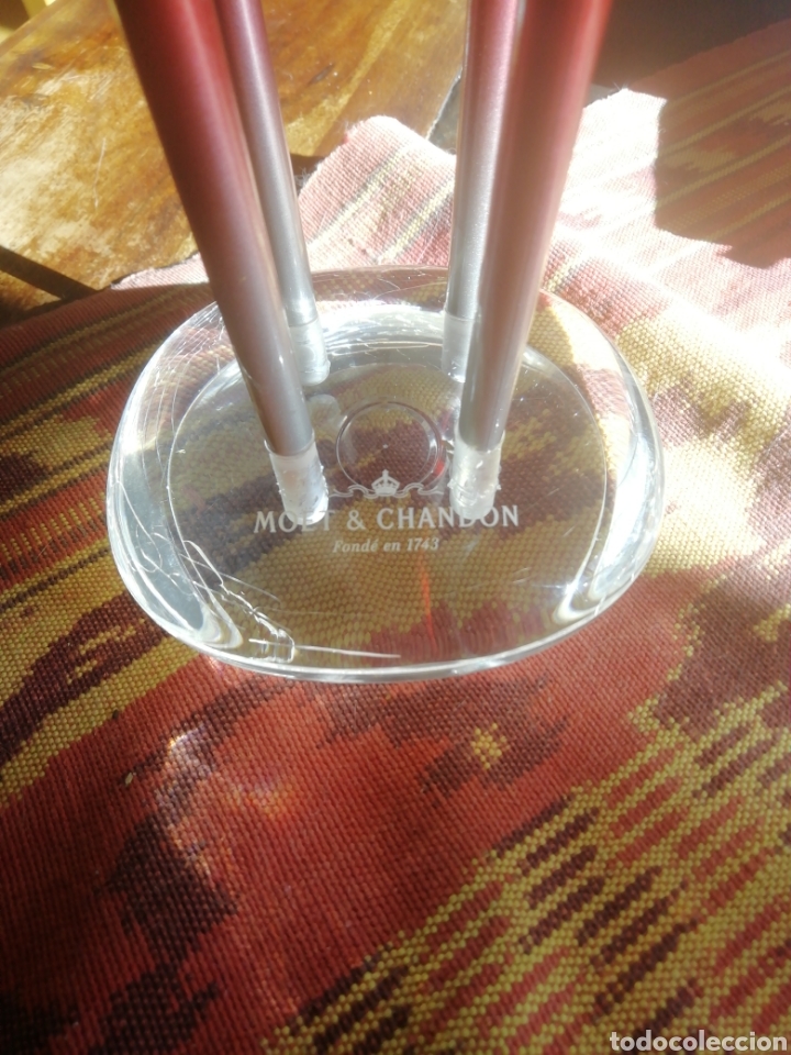 Coleccionismo: Copas y soporte moet&chandon - Foto 2