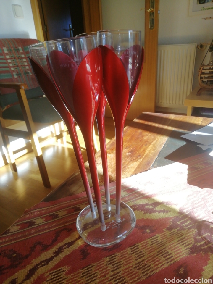 Coleccionismo: Copas y soporte moet&chandon - Foto 3
